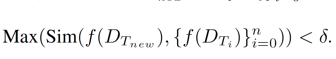 checking whether or not a newly generated template is similar to the existing ones. source: Paper