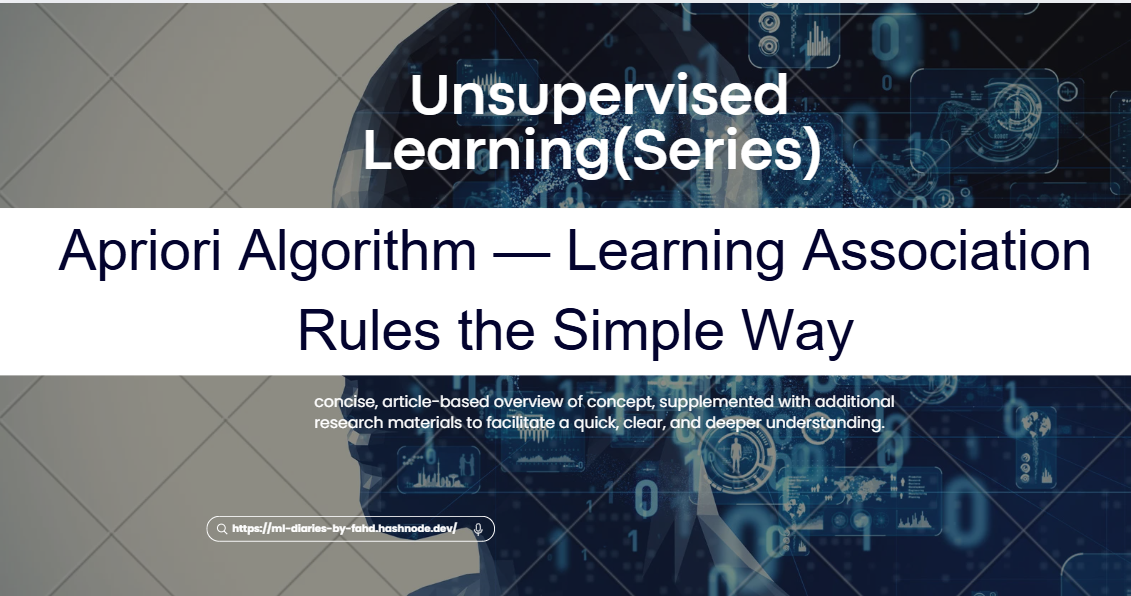 Apriori Algorithm — Learning Association Rules the Simple Way