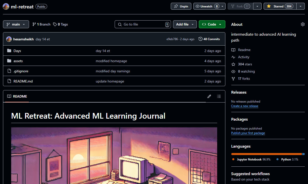 ml-retreat Repository.