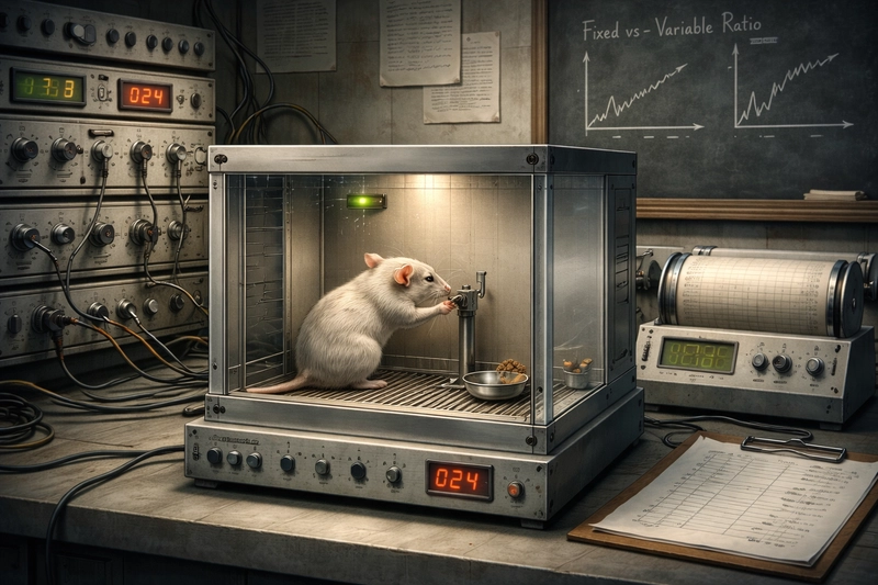 Rat in a Skinner box