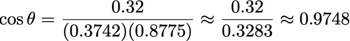 Compute cosine similarity - Image by Author
