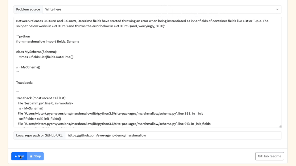 Source: SWE-agent under MIT License
