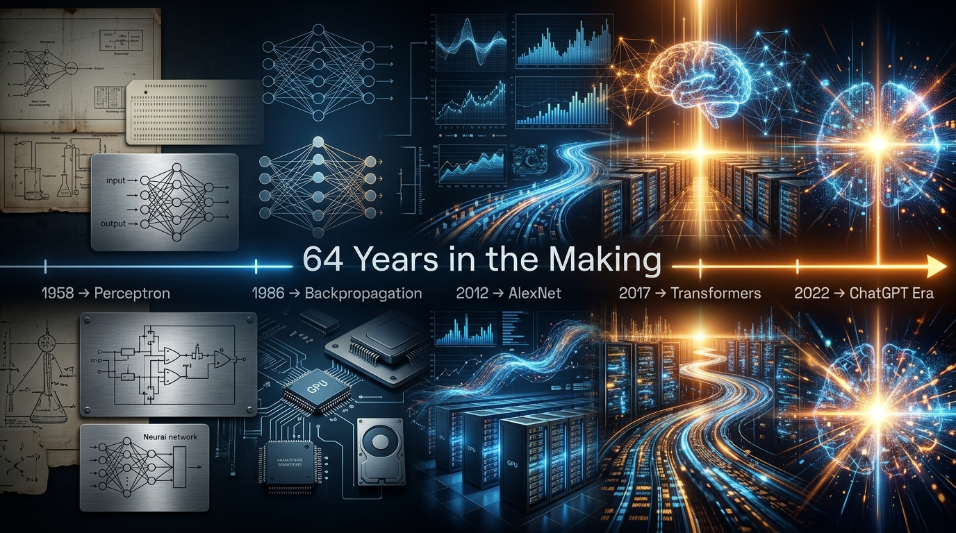 Why AI Suddenly Exploded in 2022 Even Though We Had the Algorithms Decades Ago